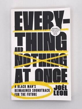 (8) NEW Everything and Nothing at Once Joél Leon Book Advance Reader's Edition